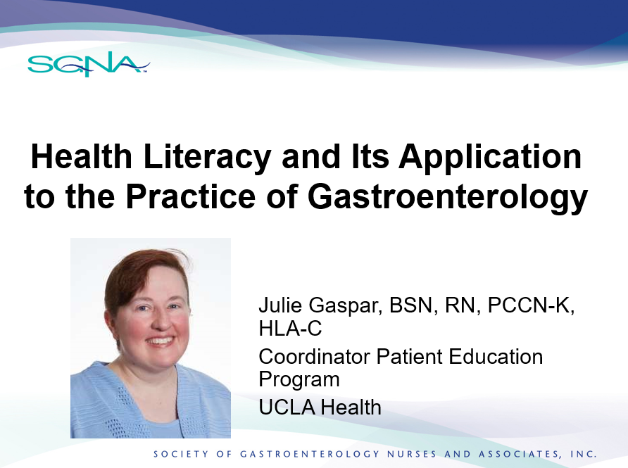 Health Literacy and Its Application to the Practice of Gastroenterology